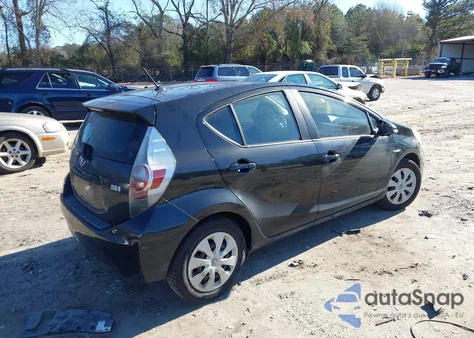2012 Toyota Prius C One from USA, damaged, VIN JTDKDTB38C1511735